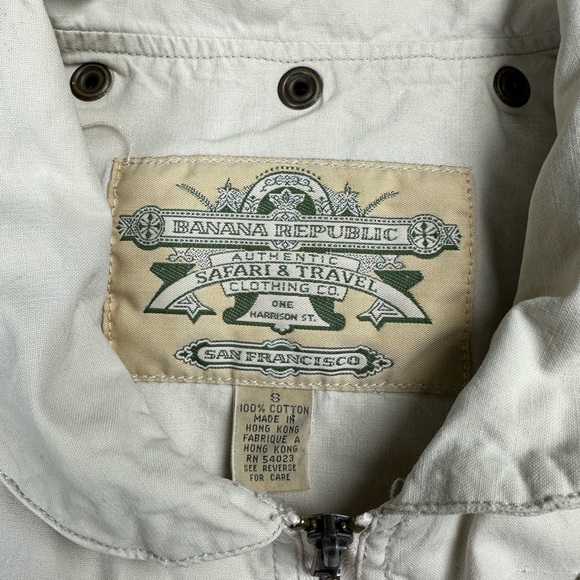 Vintage Banana Republic Safari & Travel Vest size small mens - Picture 5 of 8